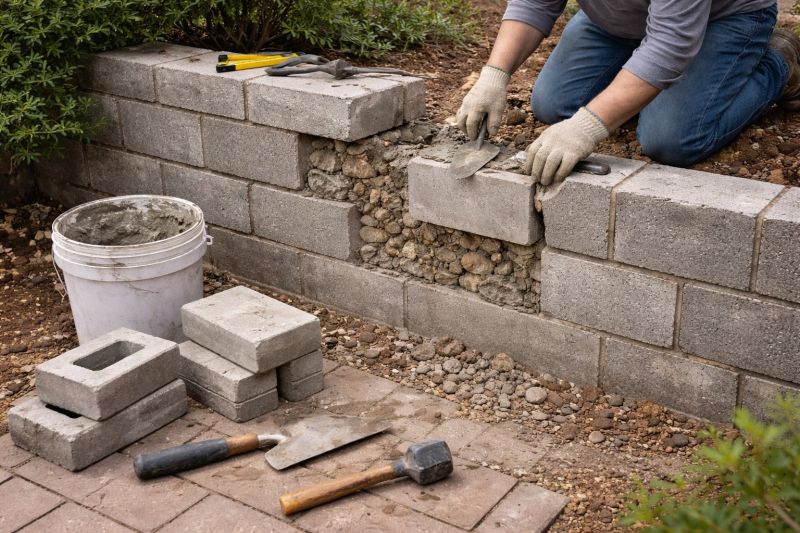 Block Wall Repair in Midvale, UT