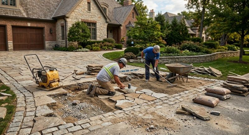 Brick Driveway Repair in Salt Lake County, UT
