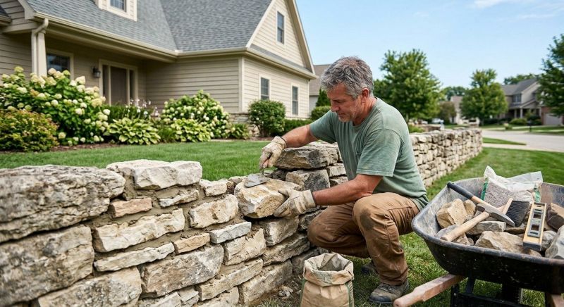 Brick Fence Repair in Salt Lake County, UT