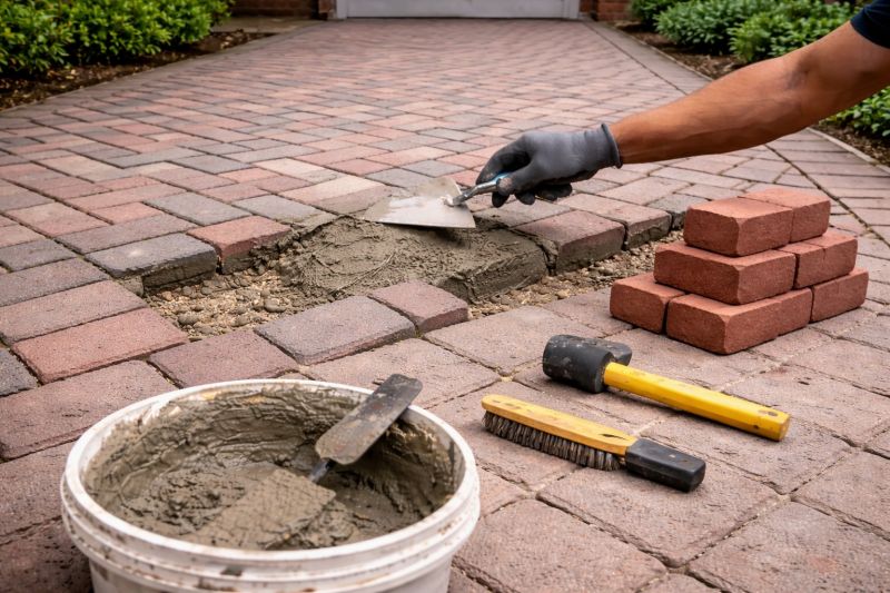 Brick Flatwork Repair in Alpine, UT
