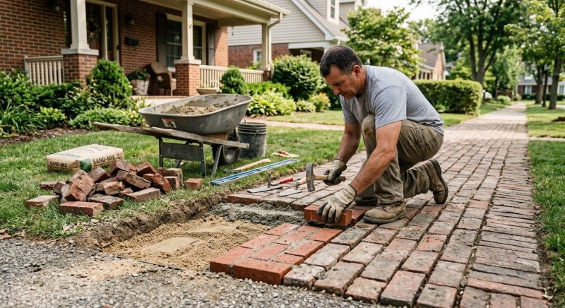 Brick Flatwork Repair in Centerville, UT