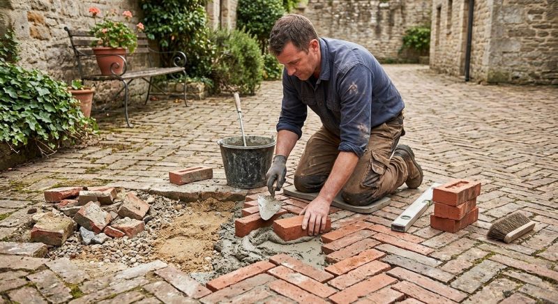 Brick Flatwork Repair in Sandy, UT