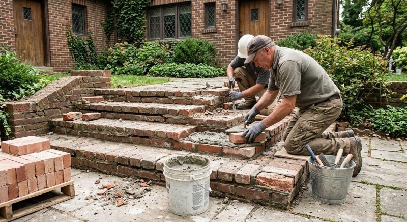 Brick Stairs Repair in Bountiful, UT