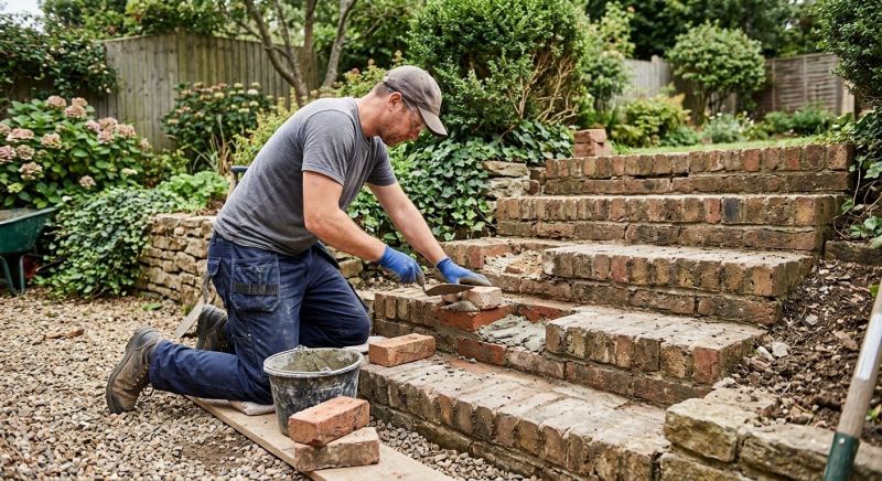 Brick Stairs Repair in Salt Lake County, UT