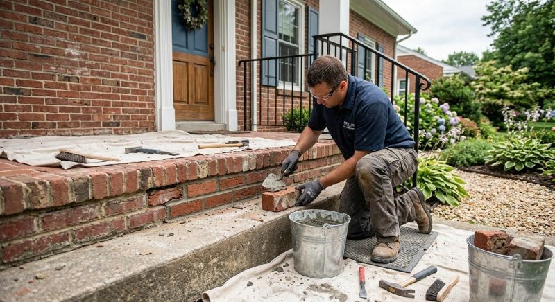 Brick Stairs Repair in Sandy, UT