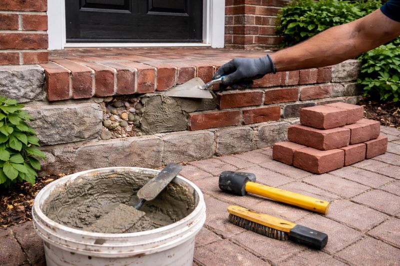 Brick Stoop Repair in Salt Lake County, UT