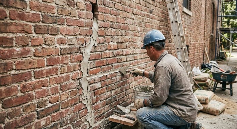 Brick Wall Repair in Magna, UT