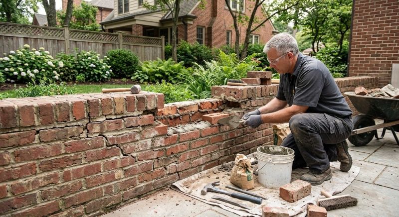 Brick Wall Repair in Stockton, UT