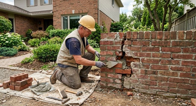 Brick Wall Repair in West Jordan, UT