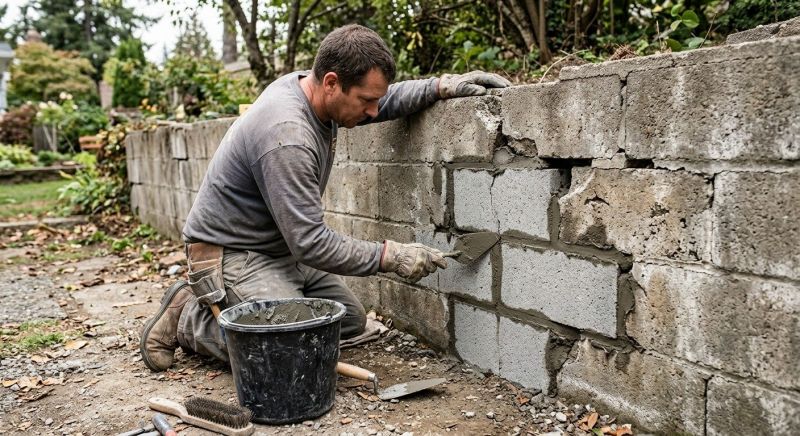Concrete Block Repair in Alpine, UT