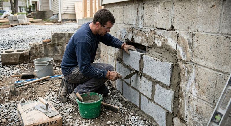 Concrete Block Repair in Sandy, UT