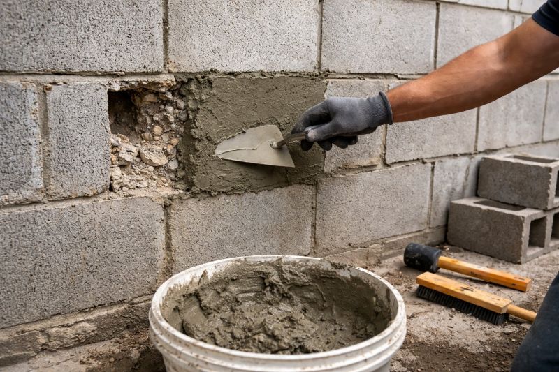 Concrete Block Repair in West Jordan, UT