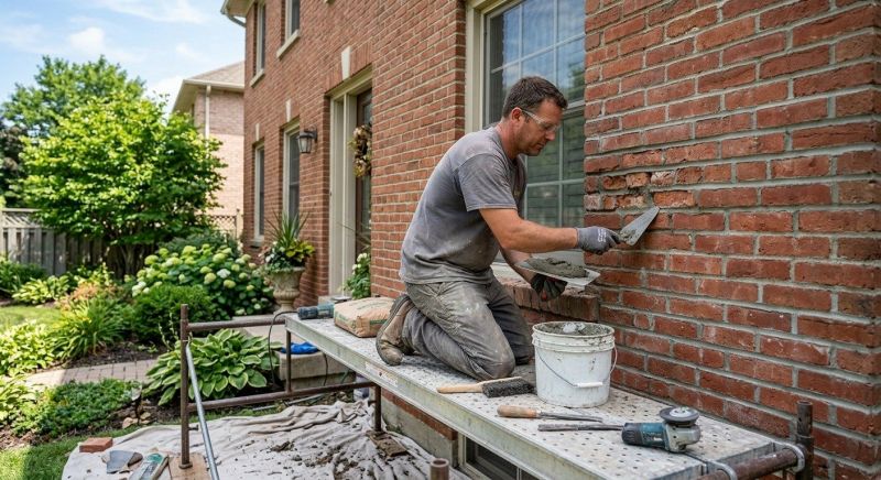 Entryway Brick Repair in Salt Lake County, UT