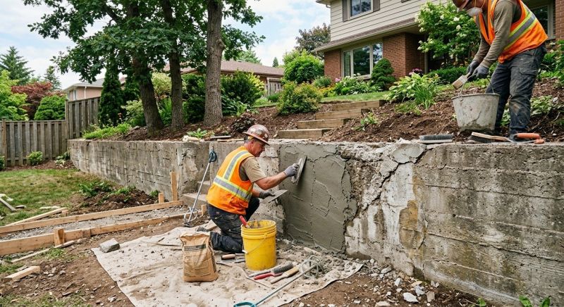 Retaining Wall Repair in Riverton, UT