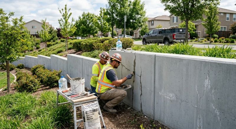 Retaining Wall Repair in Riverton, UT
