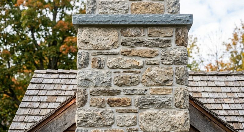 Stone Chimney Installation in Magna, UT