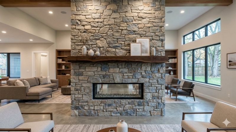 Stone Chimney Installation in Tooele County, UT
