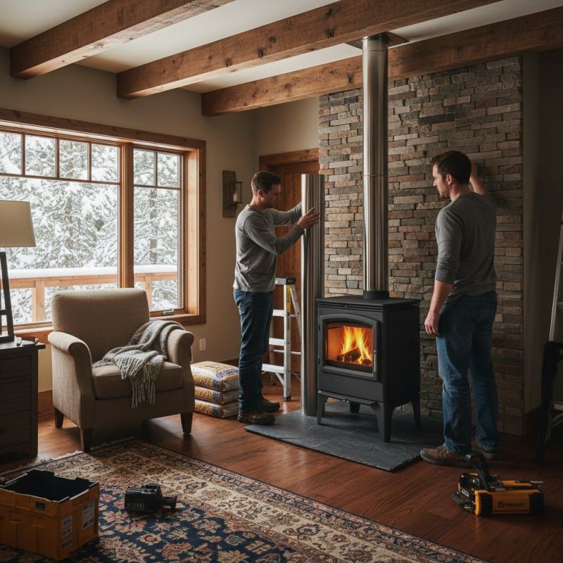Stone Chimney Installation in Woods Cross, UT