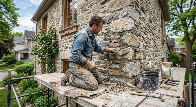 Stone Masonry Repair in Midvale, UT
